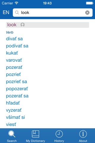 Slovakian <> English Dictionary + Vocabulary trainer screenshot 2