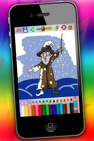 Painting magical fun drawings Coloring pictures - Premium screenshot 2