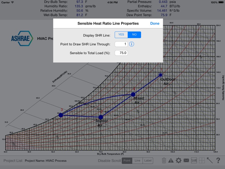 HVAC Psychrometric Chart screenshot-3