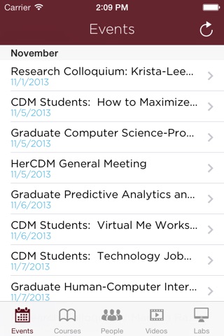 DePaul University CDM screenshot 4