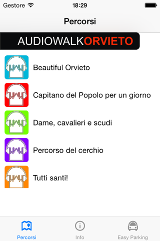 AudioWalk Orvieto screenshot 3