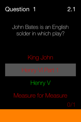 Against the Clock - Shakespearean Characters screenshot 2