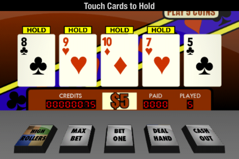 Hideaway Video Poker screenshot 3