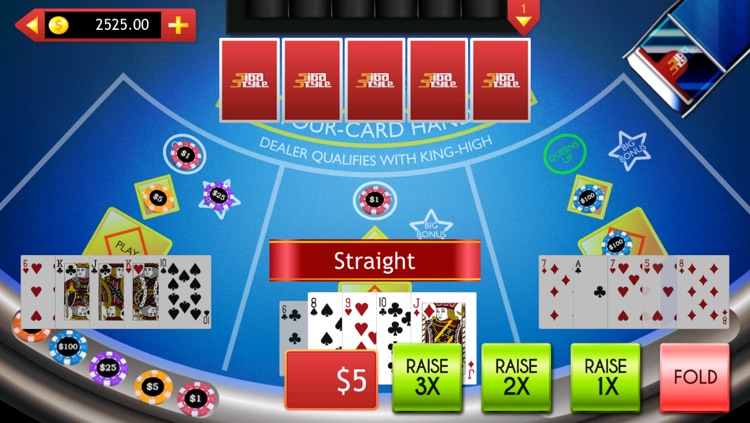 4 Card Hand Poker - Multihand