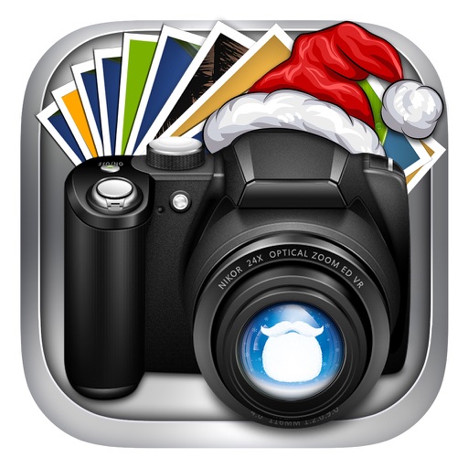 Christmas Cheer: FREE Photo Stickers App icon