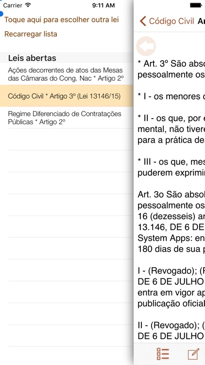 Vade Mecum Pro Direito Brasil screenshot-3