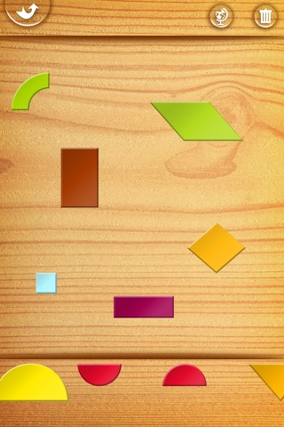 My First Tangrams HD - A Wood Tangram Puzzle Game for Kids - Lite version screenshot 2