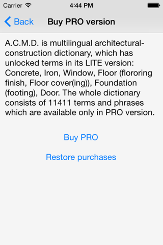 Architectural & Construction Multi Dictionary (A.C.M.D) screenshot 3