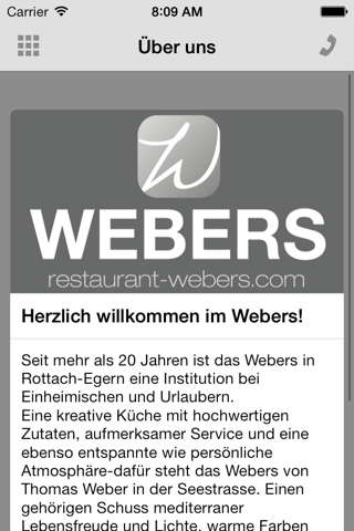 Restaurant Webers screenshot 3