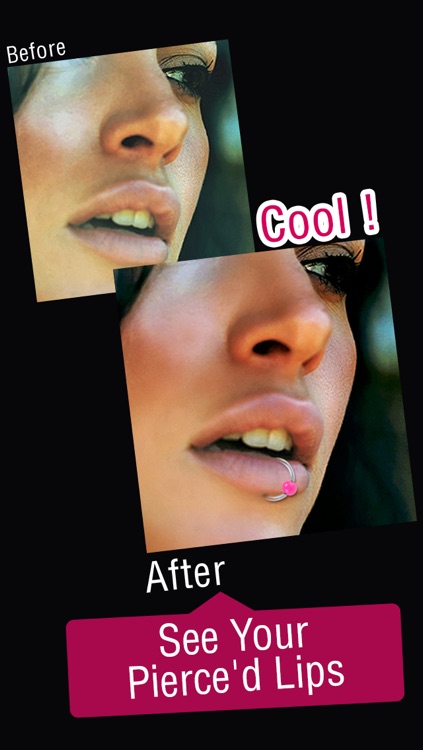 Lip Piercing Booth PRO - Try HD Lip Rings for your Cute Face or Send Piercing Idea to a Body Piercing Saloon screenshot-3