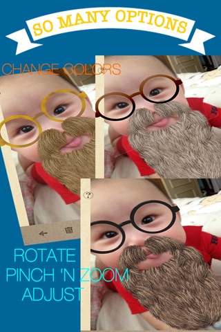 StacheTastic! Art of The Mustache Beard Photo Sticker Pic Booth FREE screenshot 3