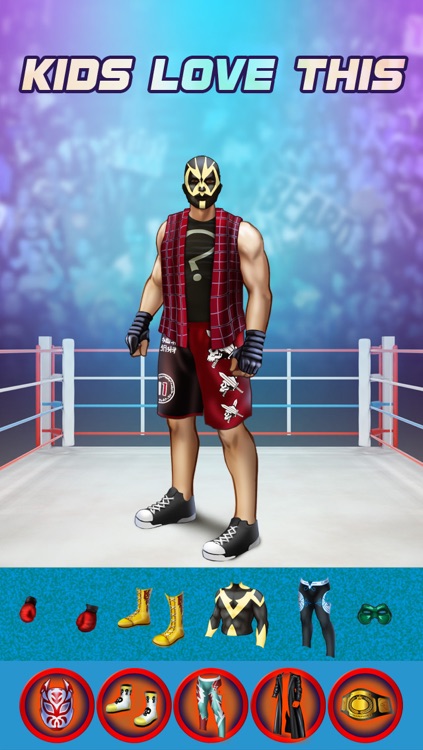 A Top Power Wrestler Heroes Dress Up - My First Champion Wrestling Legends Builders Game - Free Apps