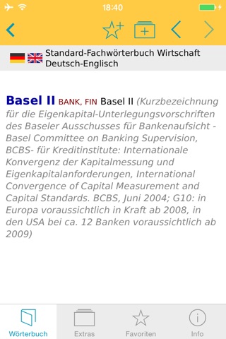 Wirtschaft Englisch<->Deutsch Fachwörterbuch Standard screenshot 4
