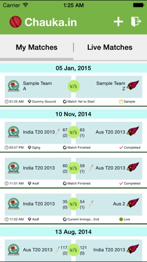 Chauka Cricket Scoring App(圖1)-速報App