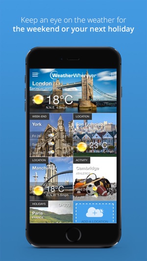 Weather Wherever(圖4)-速報App