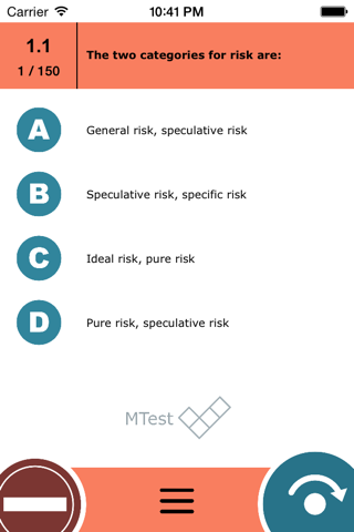 MTest: Life And Health Insurance Test screenshot 3