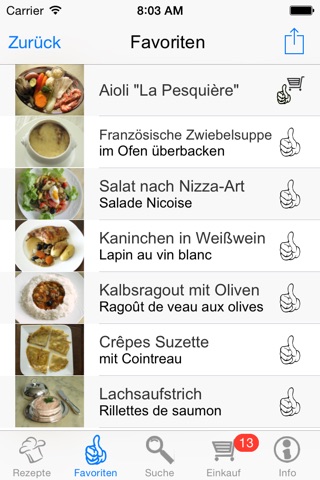 Französische Küche screenshot 3