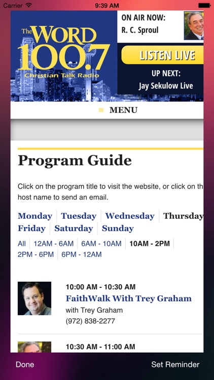 News Talk Radio - Conservative and Christian Talk Radio Basic Edition screenshot-3