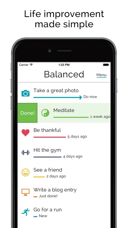 Balanced - Habits tracker & life goals motivation