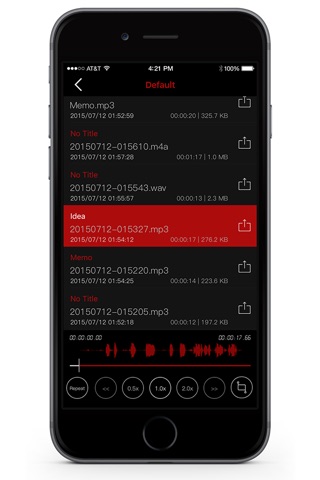 HD Voice Recorder Pro for mp3/wav/m4a Audio Recording screenshot 3