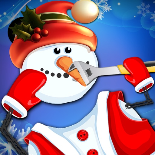 Snowman Head Build-er Saloon: A Frosty Ice-man Maker Kit for Kids game in winter Holiday Season FREE
