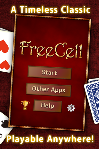 The FreeCell - Popular Card Game screenshot 2