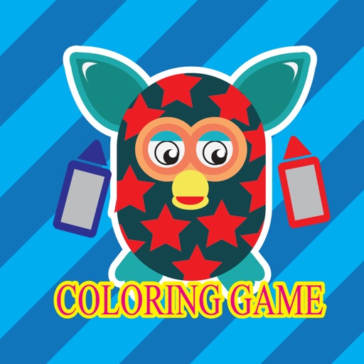 Coloring Book for Furby - finger painting version