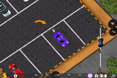 A Driving Wheel Steering Car Parking Frenzy – The Best Park Garage Free screenshot 3