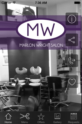 Marlon Wright Salon screenshot 2