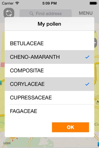 PollenMap screenshot 3