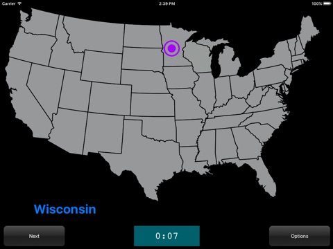 USA Map Tap screenshot 2