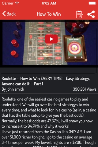 Roulette Playing Guide - Complete Video Guide screenshot 3