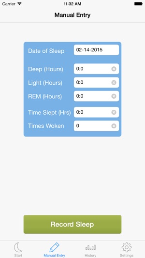 SleepTrack - Automatic sleep detection