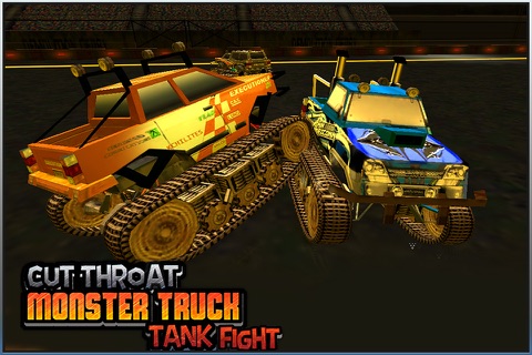 Cut-Throt Monster Truck Tank Fight screenshot 3