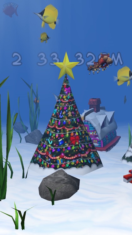 3D Christmas Aquarium : my Fish Special Edition FREE screenshot-4