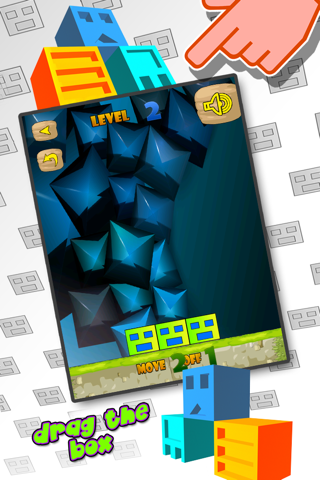 Geometry Cube Crash: Move and Swipe screenshot 2
