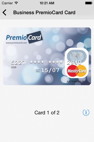 Business PremioCard screenshot 3