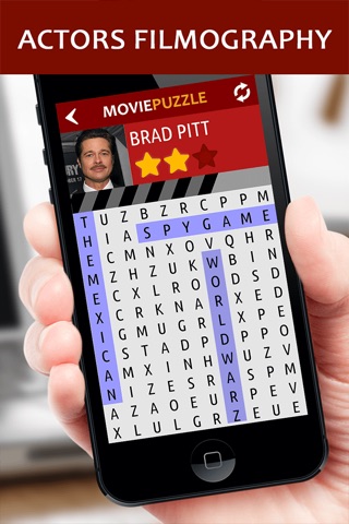 Movie Puzzle Word Search - Free screenshot 4