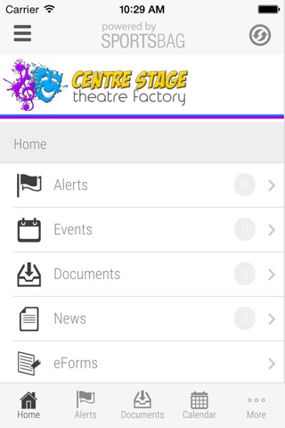 Centre Stage Theatre Factory - Sportsbag screenshot 2