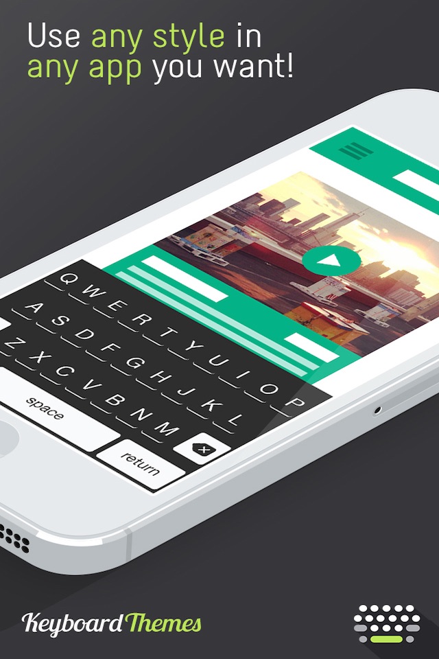 Keyboard Themes - Custom Color Keyboards & Font Style for iPhone & iPad (iOS 8 Edition) screenshot 4