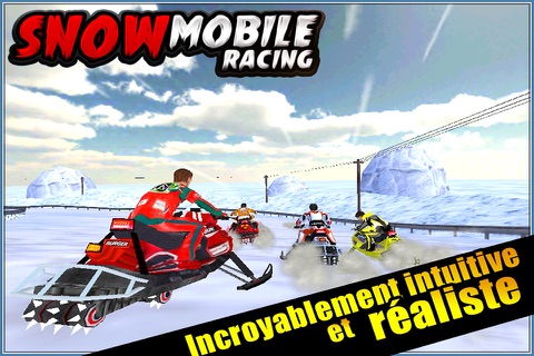 SnowMobile Racing 3D ( Action Race Game / Games ) screenshot 4