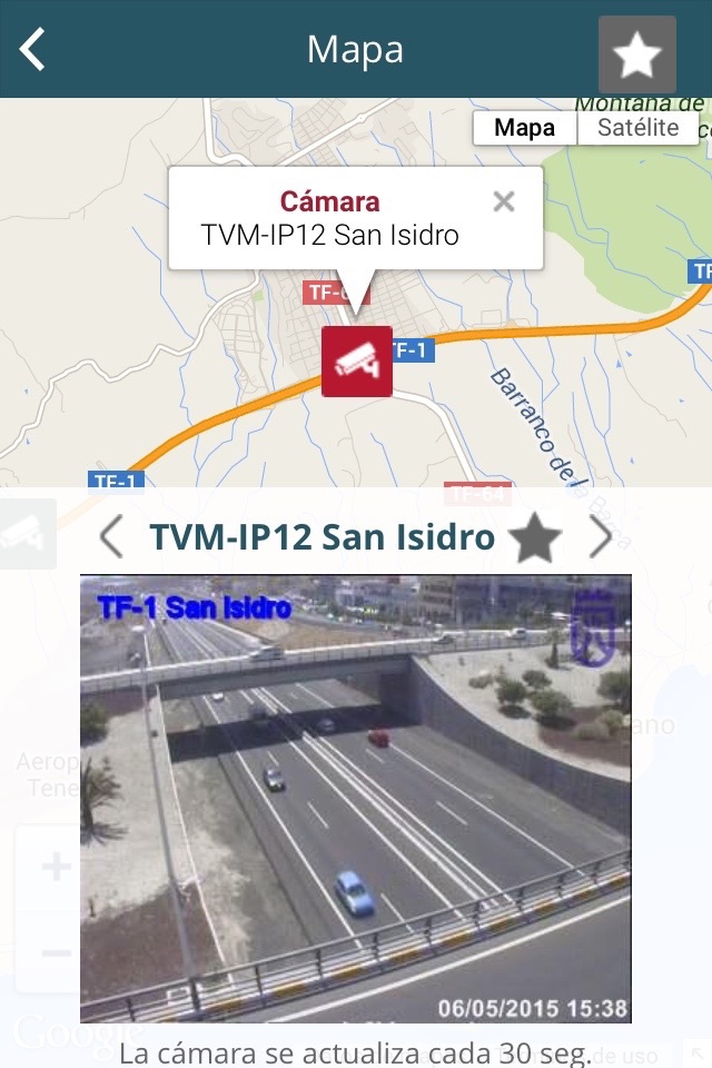 Cámaras de tráfico de Tenerife screenshot 2