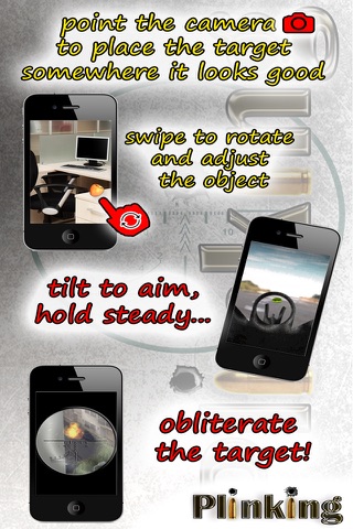 Plinking - The original Augmented Reality 3D target shooting app! screenshot 4