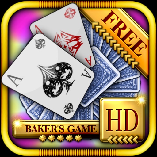 Baker's Game Solitaire HD Free - The Classic Full Deluxe Card Games for iPad & iPhone