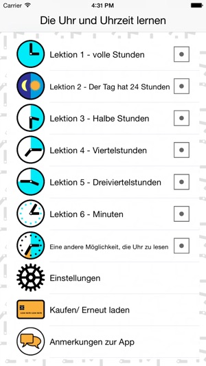 Die Uhr & Uhrzeit lernen(圖5)-速報App