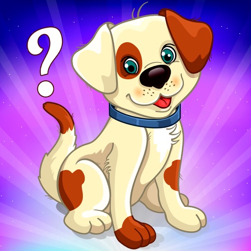 Guess Puppy & Dog Breeds Photo Quiz - Watch Pet Doggie,Cute Pup or Hound Dog Pics & Answer Breed Names,Word Fun! Icon