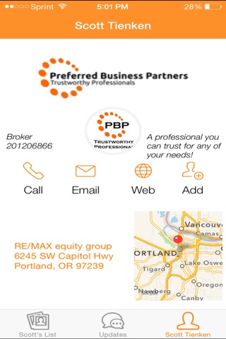 Preferred Business Partners screenshot 2