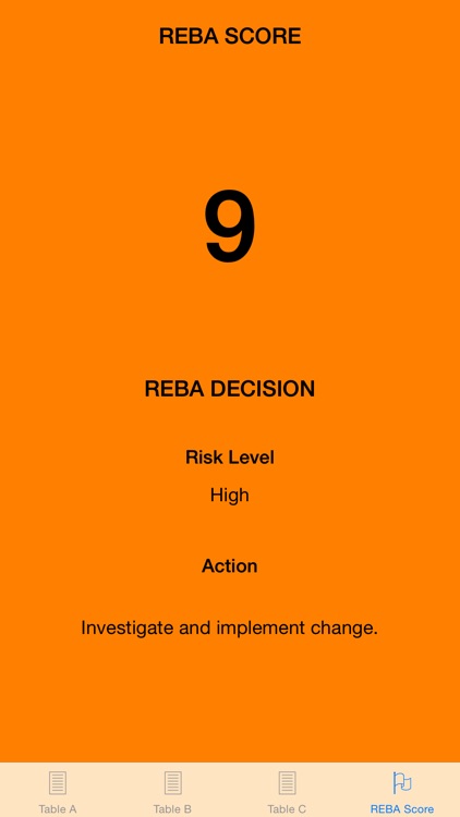 REBA Ergonomic Analysis - Get REBA Score instantly, within seconds! - Musculoskeletal injury risk calculator screenshot-3