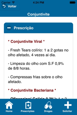 Prescrições Oftalmologia screenshot 3