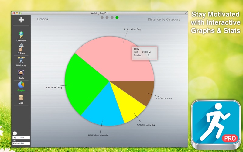 Walking Log Pro - Track &amp; Measure Your Walks thumbnail 4